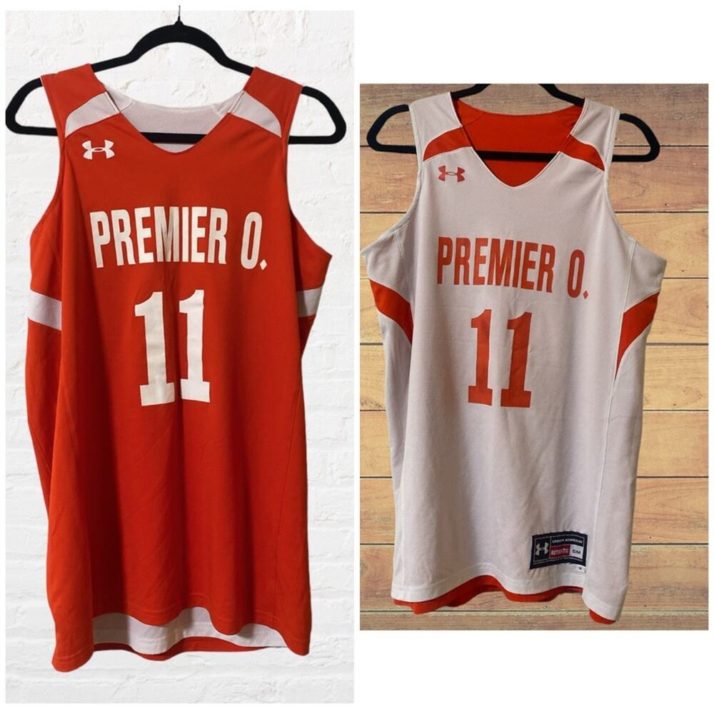 Under Armour reversible practice basketball jersey